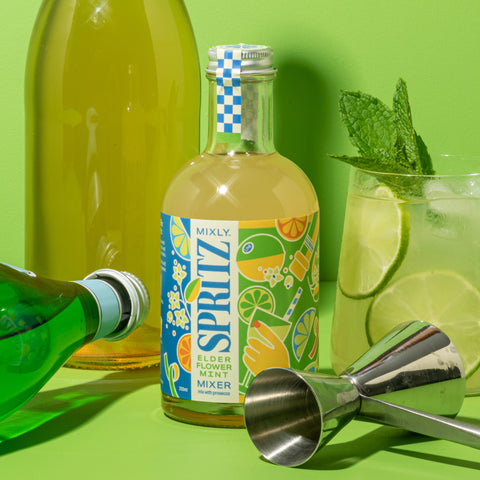 Mixly Elderflower Mint Spritz Mixer