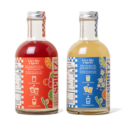 Mixly Spritz Mixers Packaging Image with Instructions