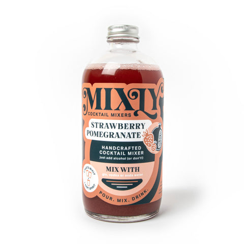 Strawberry Pomegranate Mixly Cocktail and Mocktail Mixers