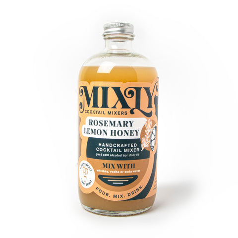 Rosemary Lemon Honey Winter Mixly Cocktail and Mocktail Mixer