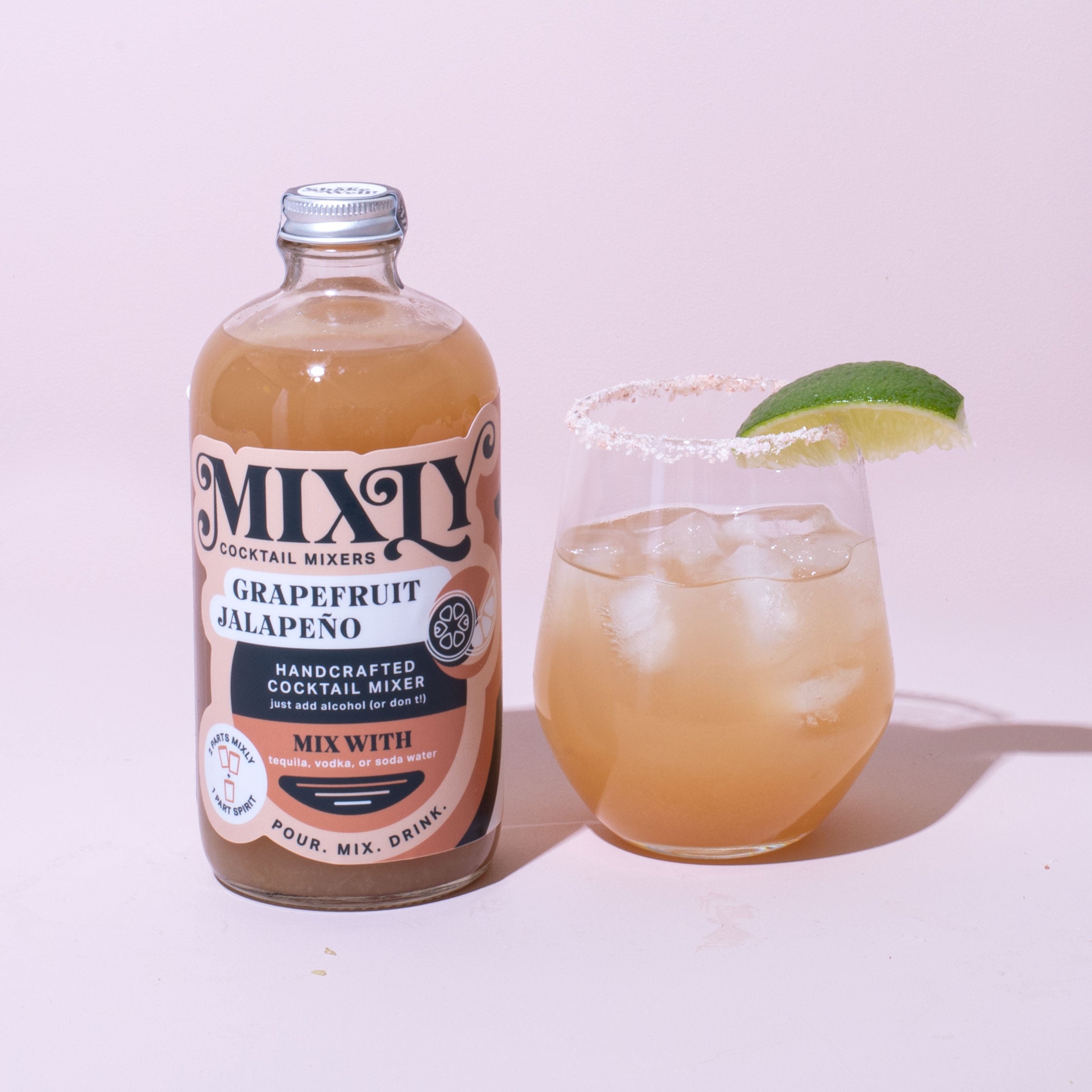 Grapefruit Jalapeño Margarita Recipe Mixly Cocktail Co