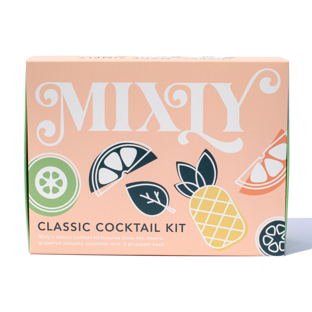 New! Classic Cocktail Kit Craft Cocktail Mixer Sampler Pack Mixly