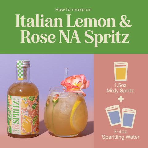 New! Mixly Spritz Mixer Trio | Non Alcoholic Cocktail & Mocktail Gift Set