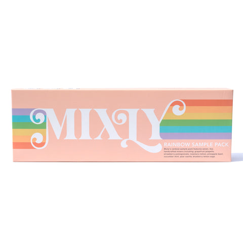 Mixly Rainbow Sample Pack of Premade Cocktail and Mocktail Mixers