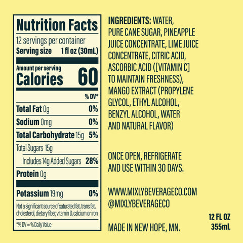 Mango Pineapple Dirty Soda Syrup (Pre-Order)