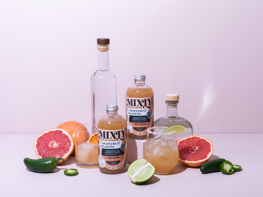 Grapefruit Jalapeño Craft Cocktail & Mocktail Mixer Mixly Cocktail Co