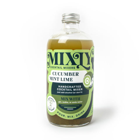 Mixly Cucumber Mint Lime Mocktail and Cocktail Mixer