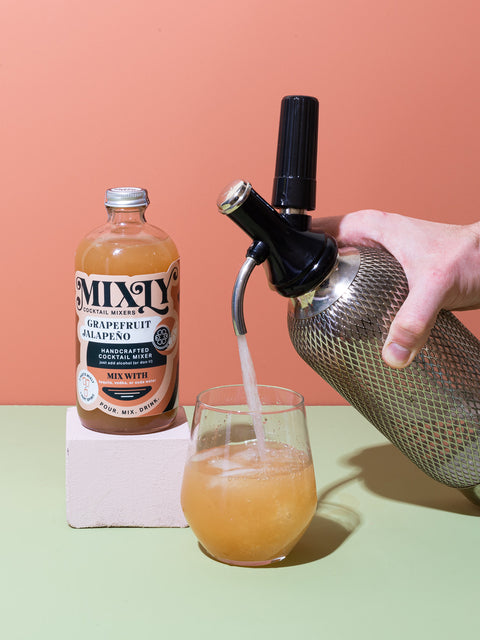 Grapefruit Jalapeno Cocktail and Mocktail Mixer