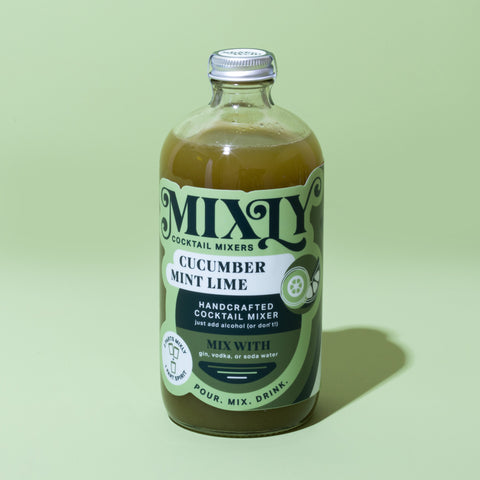 Mixly Cucumber Mint Lime Mocktail and Cocktail Mixer