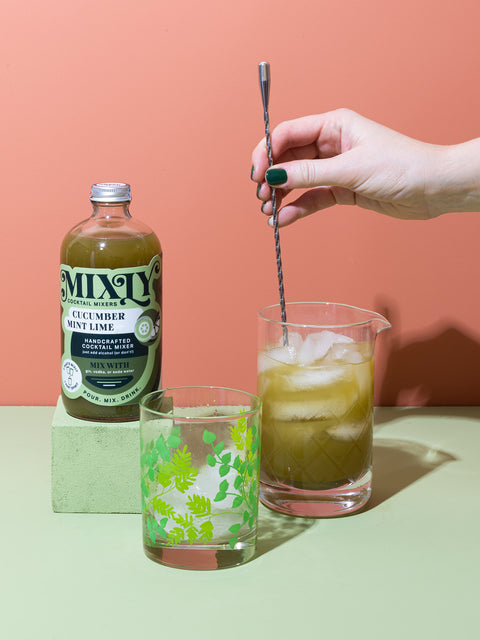 Mixly Cucumber Mint Lime Mocktail and Cocktail Mixer