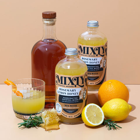Rosemary Lemon Honey Mixly Cocktail and Mocktail Mixers